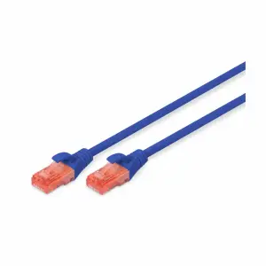 KABEL PATCH UTP Cat 6   1,00m  RJ45 1Gbit Digitus - moder (DK-1617-010/B)