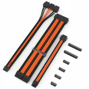 Napajalni kabli (KIT) - Oranžna / Črna - 2x8pin -> 12VHPWR