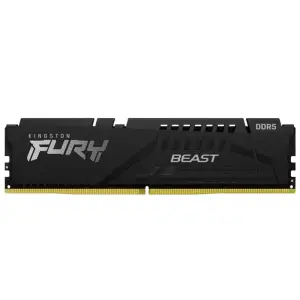 DDR5 16GB 5200MHz CL40 Single (1x16GB) Kingston Fury Beast XMP3.0 1,25V Gaming črna (KF552C40BB-16)