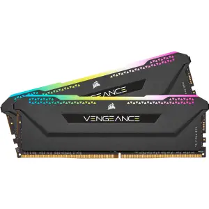 DDR4 32GB 3600MHz CL18 KIT (2x16GB) Corsair RGB Vengeance XMP2.0 1,35V Gaming črna (CMH32GX4M2Z3600C18)