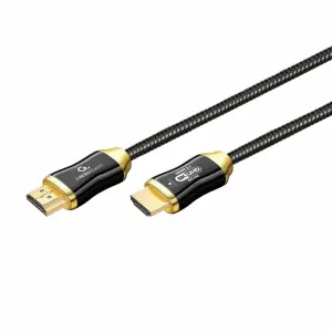 Kabel HDMI(m)=>HDMI(m) v2.1 10,00m 8K/60Hz AOC Optical Hybrid Ultra High Speed z ethernet pozlačen črn Cablexpert (CCBP-HDMI8K-AOC-10M)