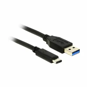 Kabel USB-C = USB-A 3.1 0,50cm Delock črn (83869)