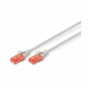 KABEL PATCH UTP Cat 6   1,00m  RJ45 1Gbit Digitus - siv (DK-1617-010)