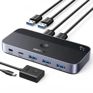Podatkovni preklopnik: USB stikalo 3.0 UGREEN CM662 1x USB-C 3x USB-A (15705)