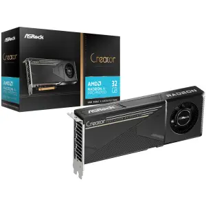 Grafična kartica AMD R9700 Asrock AI Pro Creator - 32GB GDDR6  | 4xDisplayport 2.1 (R9700 CT 32G)