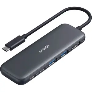 Priklopna postaja USB-C => Anker 332 HUB 1xHDMI 2xUSB3.2 1xUSB-C 1xUSB-C PD - (A8355H11)