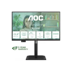 Monitor AOC 60,5 cm (23,8") 24P4U 1920x1080 120Hz IPS 4ms HDMI DisplayPort 15W 3xUSB3.2 USB-C-Out Pivot Zvočniki  3H AdaptiveSync HDR P4
