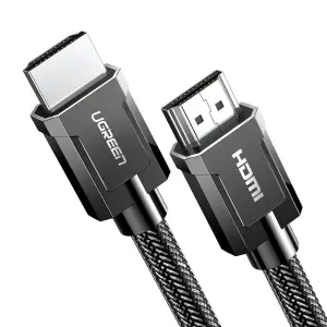 Kabel HDMI(m)=>HDMI(m) v2.1 3,00m 8K@60Hz 4K@120Hz pozlačeni kontakti V2,1 črn Ugreen (80602)
