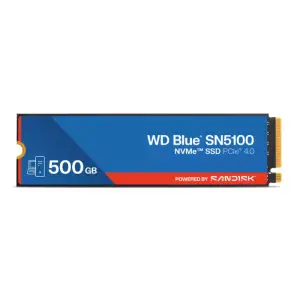 Disk SSD M.2 NVMe PCIe 4.0 500GB WD Blue 2280 6600/5600MB/s (WDS500G5B0E-00CPE0)