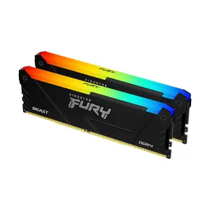 DDR4 32GB 3600MHz CL18 KIT (2x16GB) Kingston RGB Fury Beast XMP2.0 1,35V Gaming črna (KF436C18BB2AK2/32)