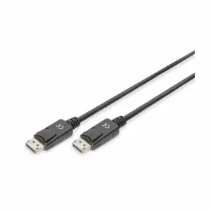 Kabel DisplayPort(m)=>DisplayPort(m) v1.2 3,00m 4K/60Hz Digitus dvojno oklopljen ponikljani konektorji (AK-340100-030-S)