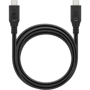Kabel USB-C => USB-C 1,00m 100W Goobay (74200)