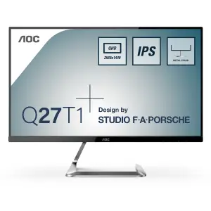 Monitor AOC 68,6 cm (27,0") Q27T1 2560x1440 75Hz IPS 5ms 2xHDMI DisplayPort  sRGB 107%