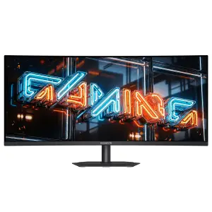 Monitor GigaByte 86,4 cm (34,0") MO34WQC36 3440x1440 Curved Gaming 360Hz OLED 0,03ms 2xHDMI DisplayPort USB-C 18W 2xUSB3.2 HAS Zvočniki  DCI-P3-99% FreeSync Premium PRO G-Sync Comp. HDR500