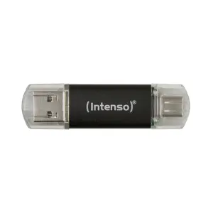 Spominski ključek 32GB USB 3.2/USB-C Intenso Twist Line 70MB/s - plastičen/s pokrovčkom/črn (3539490)