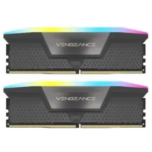 DDR5 64GB 6000MHz CL40 KIT (2x32GB) Corsair RGB Vengeance 1,4V Gaming črna (CMH64GX5M2B6000Z40)