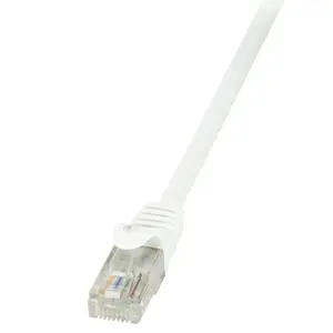 KABEL PATCH UTP Cat 6  15,00m  RJ45 1Gbit LogiLink - bel (CP2101U) 