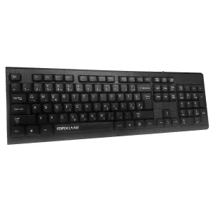 Tipkovnica USB Maxline E-KB924 US international | Slovenski nabor znakov črna (E-KB924)