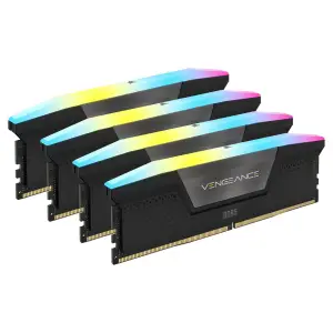 DDR5 128GB 5600MHz CL40 KIT (4x32GB) Corsair RGB Vengeance XMP3.0 1,25V črna (CMH128GX5M4B5600C40)
