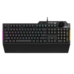 Tipkovnica Asus Gaming TUF K1 RGB osvetljena Lokalizacija US - SLO gravura (90MP01X0-BKUA00)