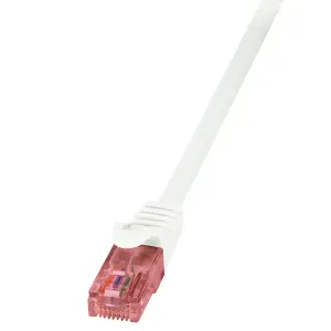 KABEL PATCH UTP Cat 6  10,00m  RJ45 PrimeLine AWG27 LSZH LogiLink - bel (CQ2091U)