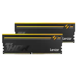 DDR5 32GB 6000MHz CL36 KIT (2x16GB) Lexar RGB Thor EXPO 1,4V PC črna (LD5U16G60C36BV-RGD)