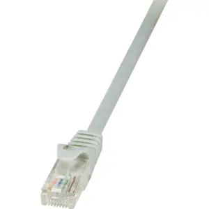 KABEL PATCH UTP Cat 6  15,00m  RJ45 1Gbit LogiLink - siv (CP2102U)