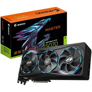 Grafična kartica nVidia RTX5070 GigaByte AORUS MASTER - 12GB GDDR7 (GV-N5070AORUS M-12GD)