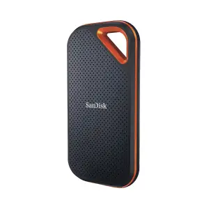 Prenosni disk SSD 2TB USB-C Sandisk Extreme PRO 2000/2000MB/s  - črna-oranžna (SDSSDE81-2T00-G25)