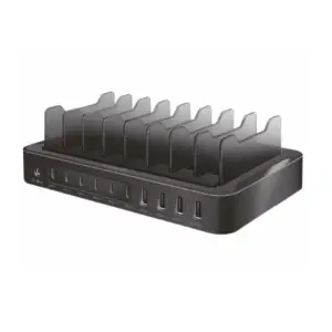 USB polnilna postaja 6x USB-C 2x USB-A QC 3.0 and 2x USB-A 2.4 A 120W Logilink (PA0327)