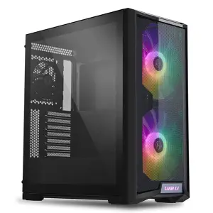 Ohišje Lian-Li LANCOOL 215 MidiATX - črna RGB