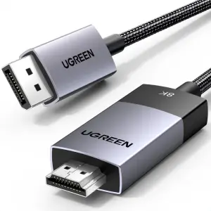 Kabel DisplayPort(m=>HDMI(m) 2,00m 8K/60Hz Ugreen (80397)