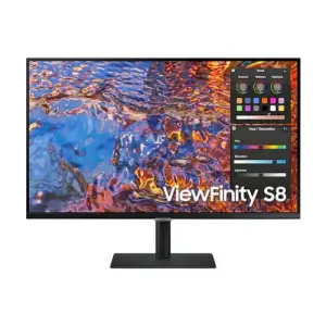 Monitor Samsung 81,3 cm (32,0") S32B800PXP 3840x2160 IPS 5ms HDMI DisplayPort USB-C 90W 3xUSB3.0 Pivot  DCI-P3-98% RJ45 HDR600 ViewFinity S8 črna