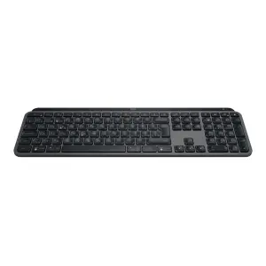 Tipkovnica brezžična Logitech MX Keys Graphite US international | črna (920-011587)
