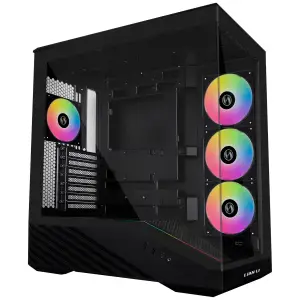 Ohišje Lian-Li Vector V100 MidiATX - črna RGB