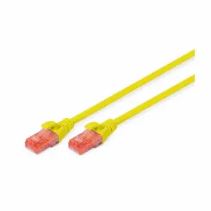 KABEL PATCH UTP Cat 6   1,00m  RJ45 1Gbit Digitus - rumen (DK-1617-020/Y)