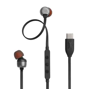 Slušalke žične JBL ušesne USB-C Tune 310C črne (JBLT310CBLK)