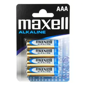 Baterijski vložek Alkalni 1,5V AAA/LR03 4 kos MAXELL (micron)