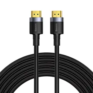 Kabel HDMI(m)=>HDMI(m) v2.0 5,00m 4K/60Hz pozlačeni kontakti črn Baseus Cafule (CADKLF-H01) 