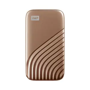 Prenosni SSD 2TB WD Passport 1500/1000MB/s, zlat (WDBAGF0020BGD-WESN) 