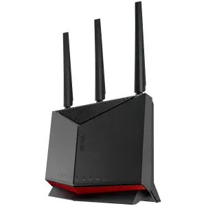 Usmerjevalnik brezžični Asus RT-BE86U WiFi7 802.11be BE6800 10000Mbit/s MU-MIMO 4xLAN 3x antena (90IG08W0-MO9A0V)