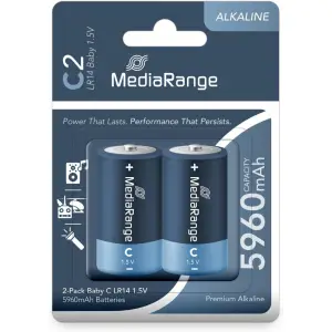 Baterijski vložek MediaRange MRBAT108 1,5V C/LR14 2 kos Premium Alkalne (113248)