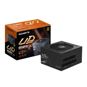 Napajalnik - 850W GigaByte UD850GM PG2 V2  80Plus Gold 90% ATX 12V V3.1 Modular 120mm črna (GP-UD850GM PG5 V2)