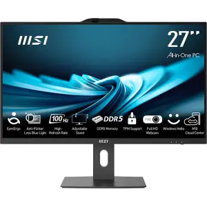 Računalnik AIO MSI 68,6 cm 27,0" 1920x1080 PRO AP272P i5-14400/16GB /512GB/Intel grafika HDMI DP /120W-88%/Win11Pro ()