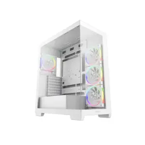 Ohišje Deepcool CG580 4F WH V2 MidiATX - bel RGB