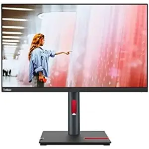 Monitor Lenovo 60,5 cm (23,8") P24q-30  2560x1440 IPS 4ms HDMI DisplayPort DP-Out 4xUSB3.2 Pivot  sRGB99% ThinkVision možnost montaže WEB kamere