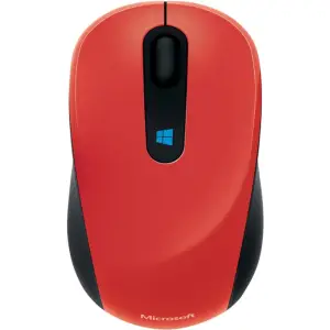 Miš brezžična Microsoft Mobile Sculpt M 1000DPI rdeča (43U-00026)