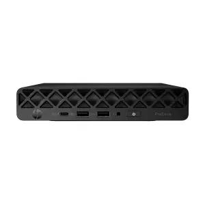 Računalnik HP Mini ProDesk 4 G1i AI PC Ultra 5-225T/Q870/16GB-DDR5/512GB/Intel grafika HDMI 2xDP USB-C/BT WiFi RJ45/90W-89%/Win11Pro črna BY7B3ET#BED