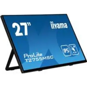 Monitor touch Iiyama 68,6 cm (27,0") T2755MSC-B1 1920x1080 PC IPS 5ms HDMI DisplayPort 2xUSB3.2 Zvočniki  7H ProLite Kot nagiba -70/+15