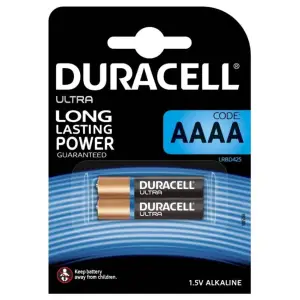 Baterijski vložek AAAA Duracell Ultra pakirano po 2 kosa  041660 (primerno za pisalnike)